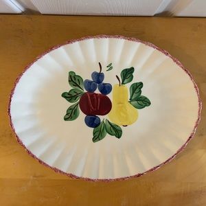Blue Ridge “Fruit Salad” medium platter
